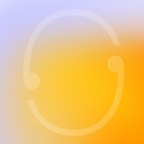 A koru pattern on a gradient background